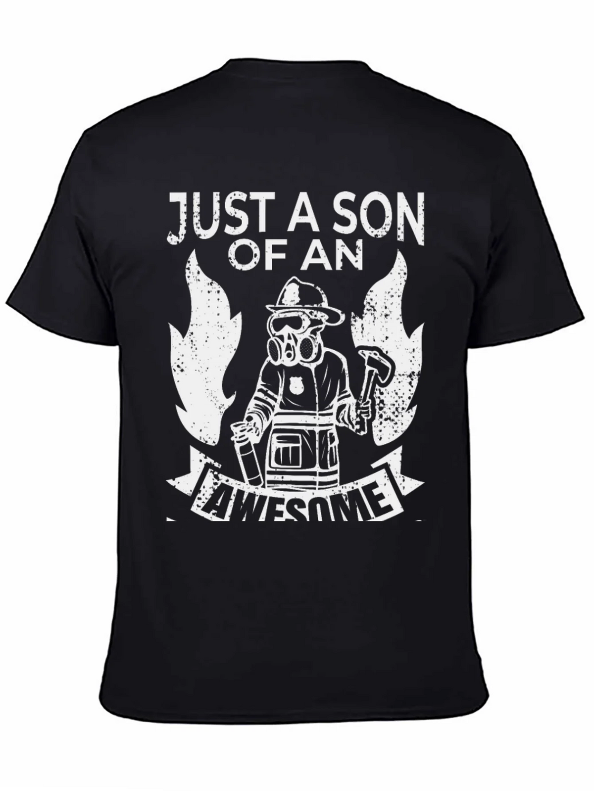 Firefighter Son T-Shirt Awesome Fireman Dad Gift product image 4
