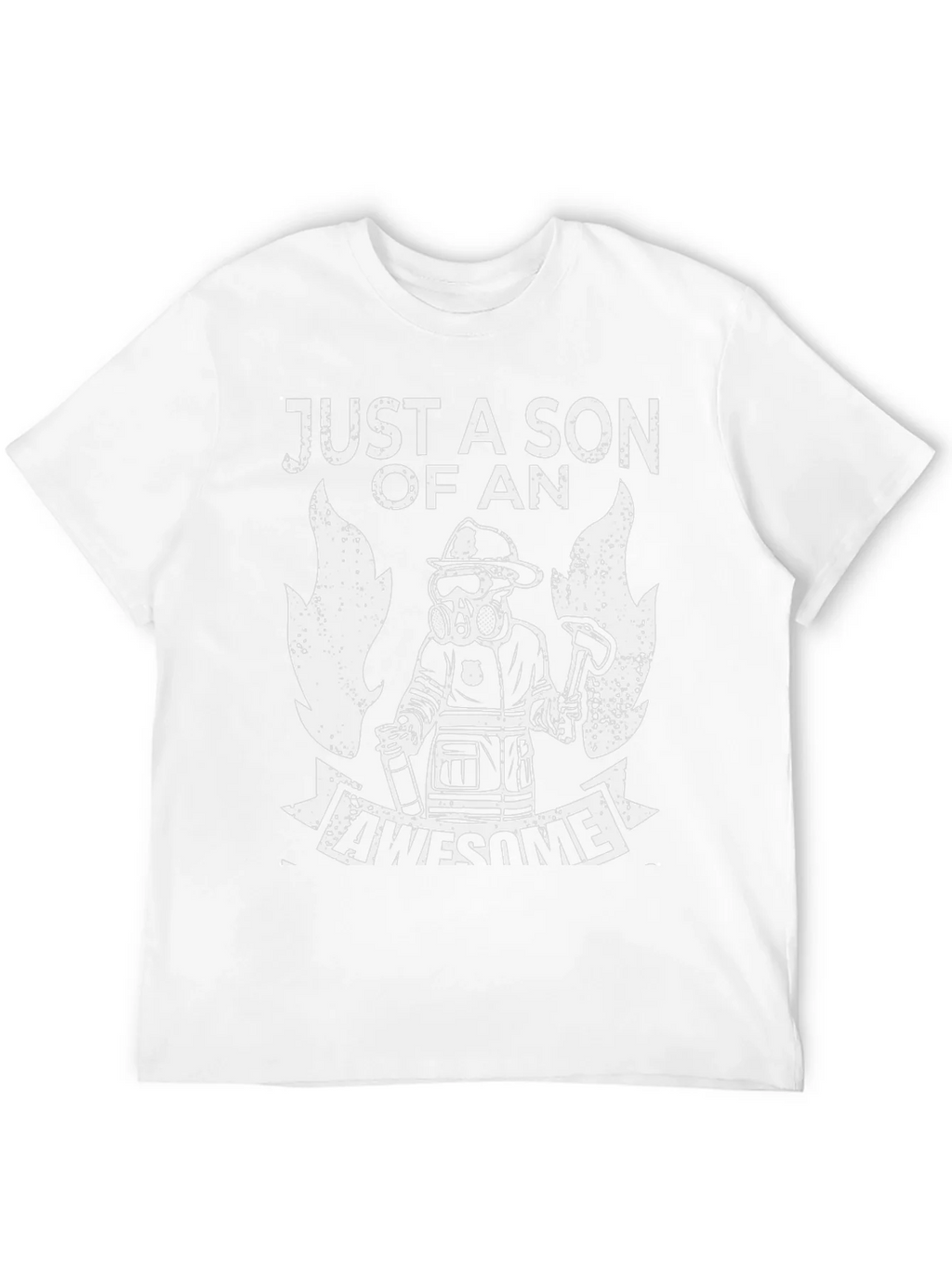 Firefighter Son T-Shirt Awesome Fireman Dad Gift product image 9