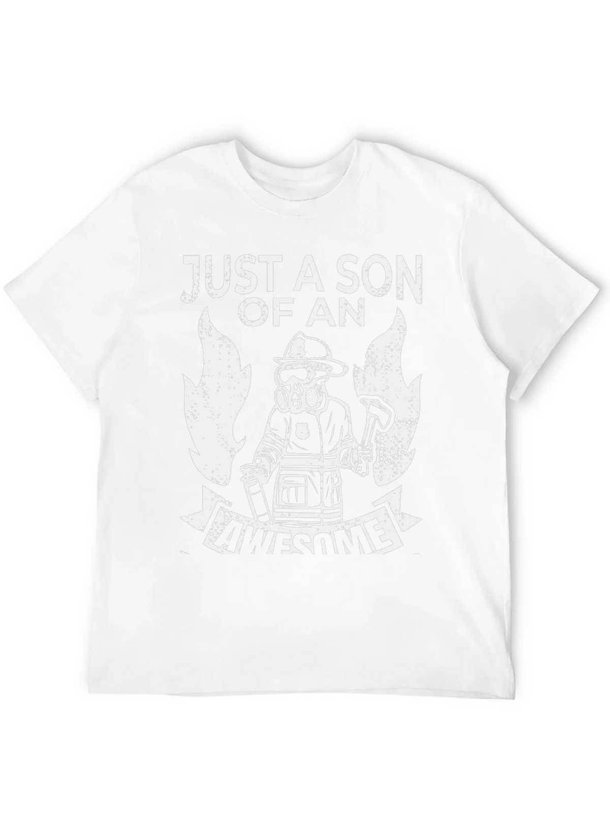 Firefighter Son T-Shirt Awesome Fireman Dad Gift product image 9