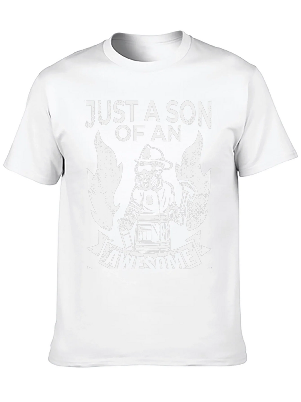 Firefighter Son T-Shirt Awesome Fireman Dad Gift product image 8