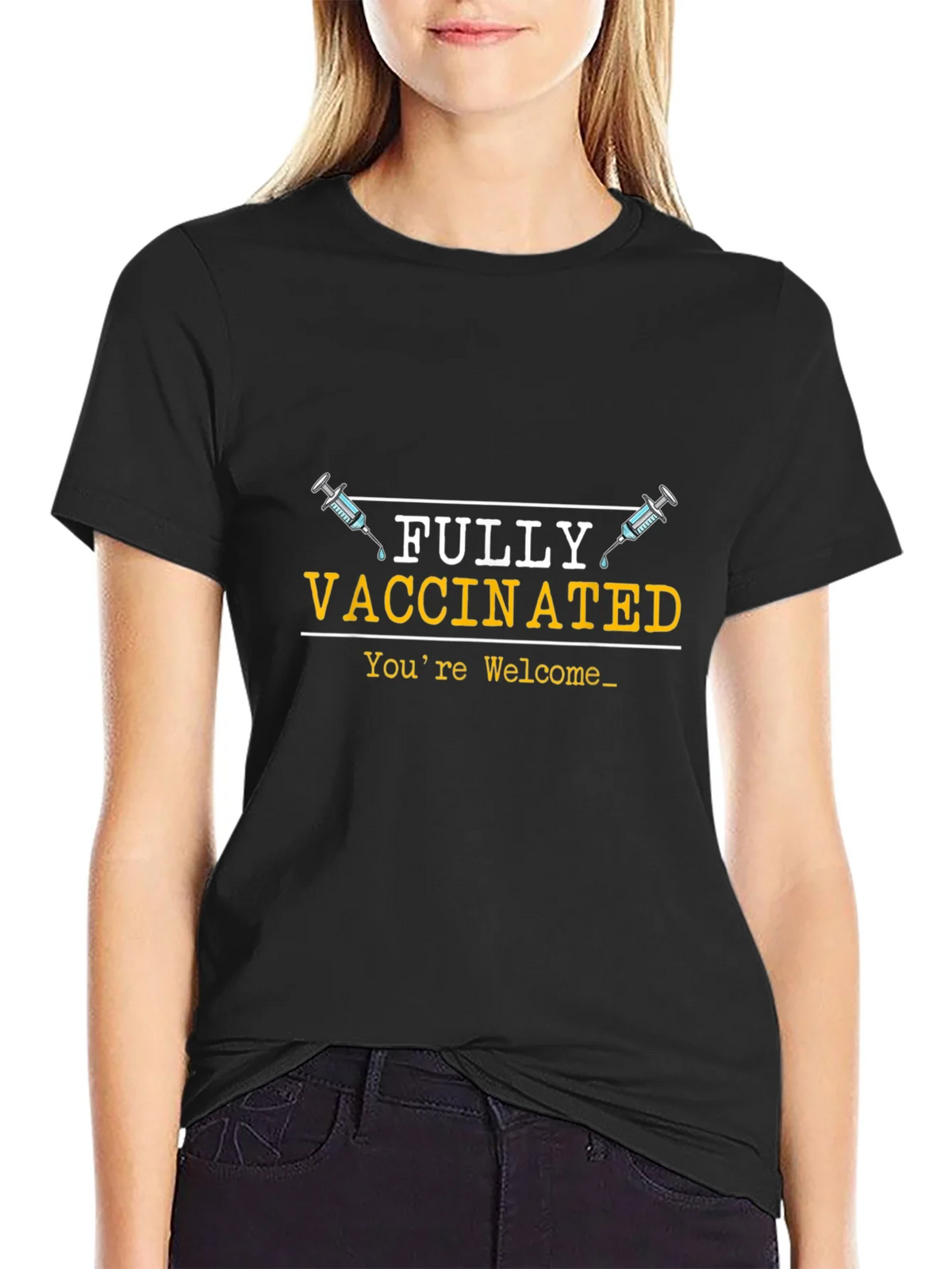Fully Vaccinated Graphic Tee - Youre Welcome product image 2