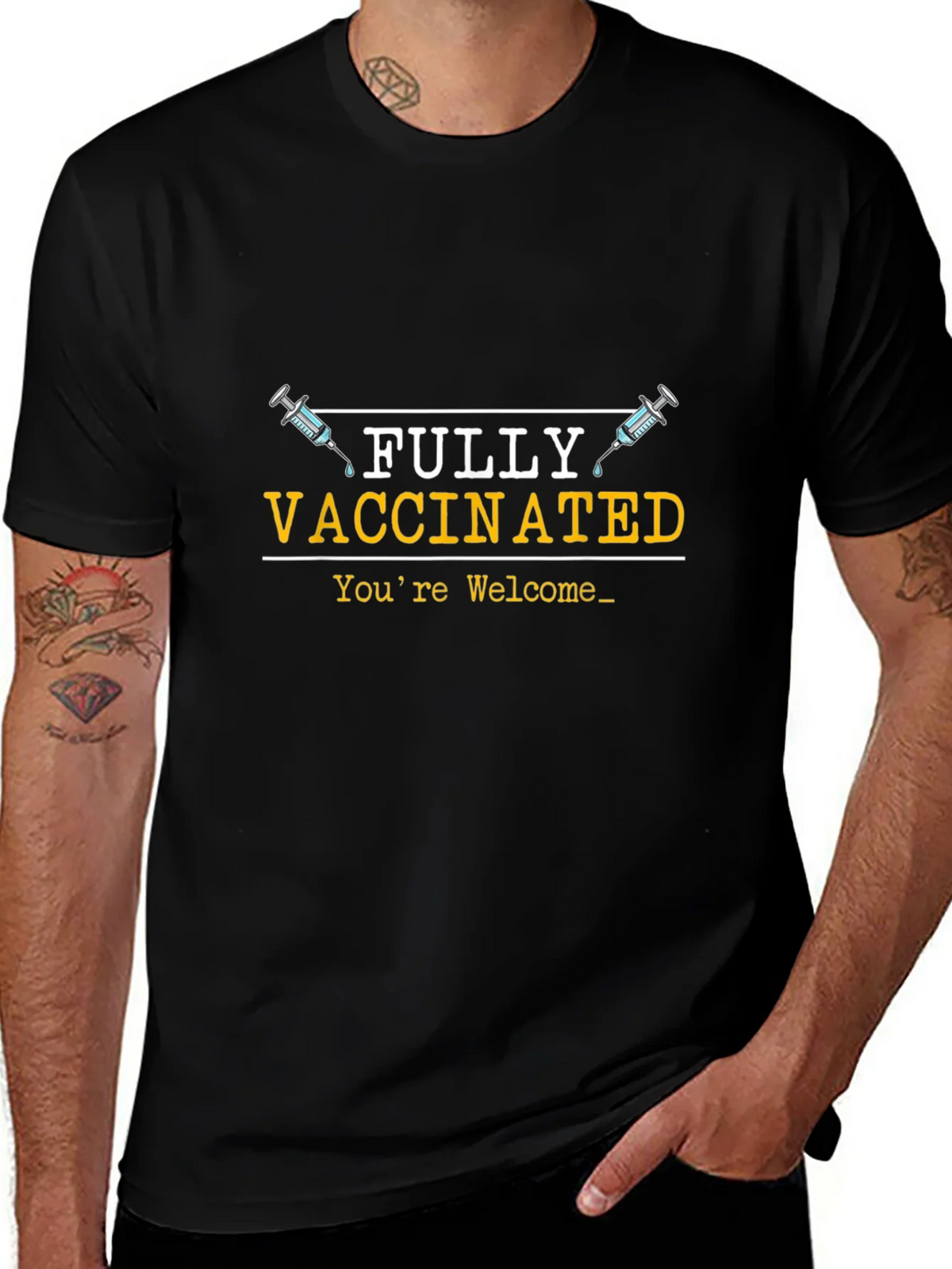 Fully Vaccinated Graphic Tee - Youre Welcome product image 1
