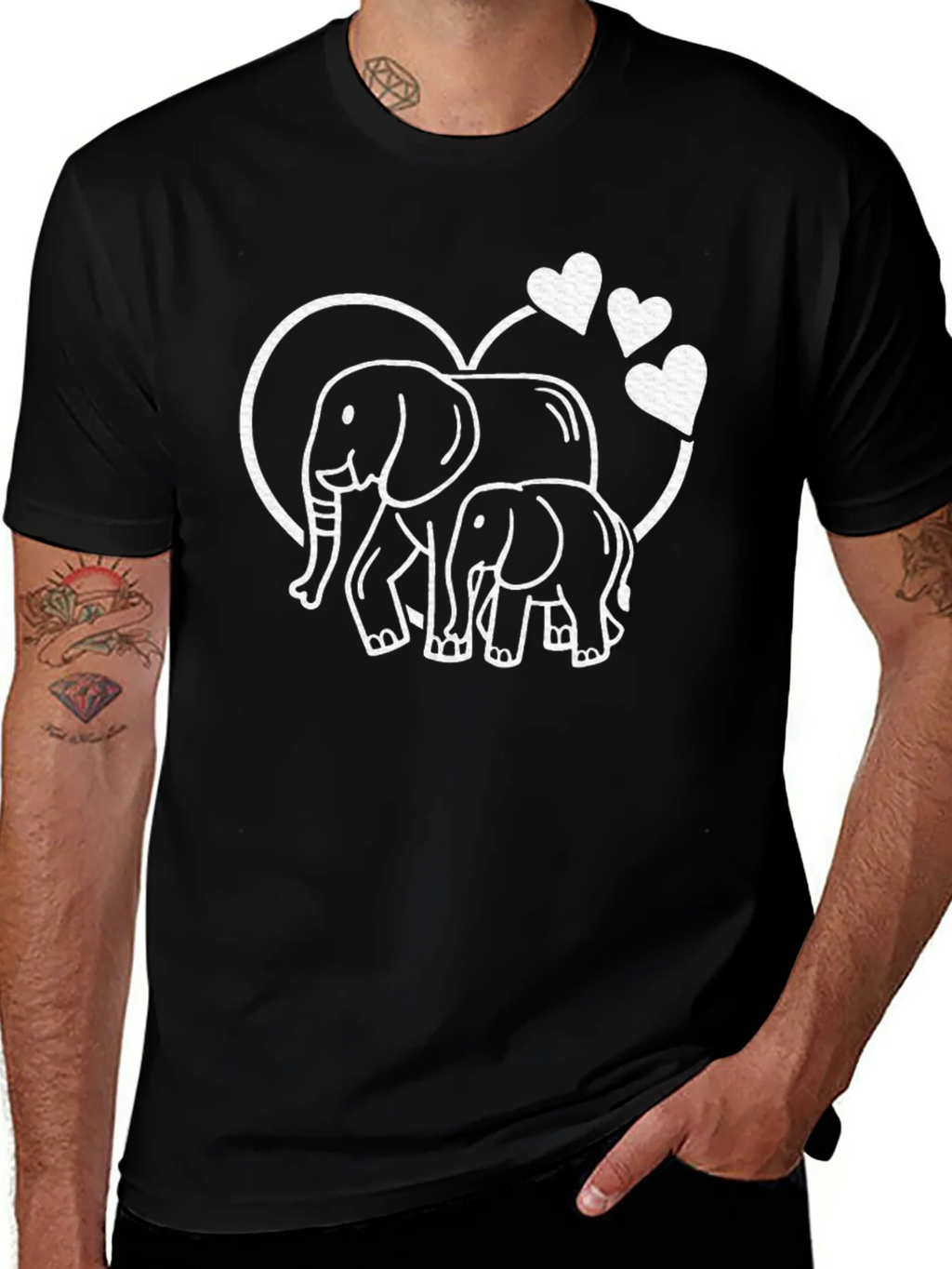 Elephant Love T-Shirt - Mom and Baby product image 1