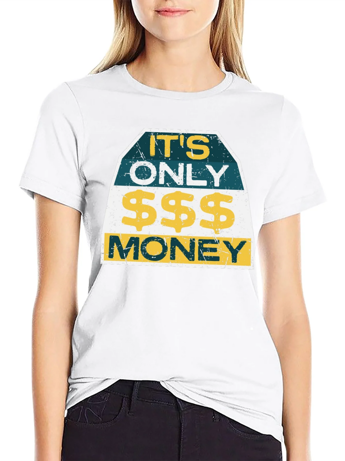 Its Only Money Graphic Tee - Black T-Shirt product image 3