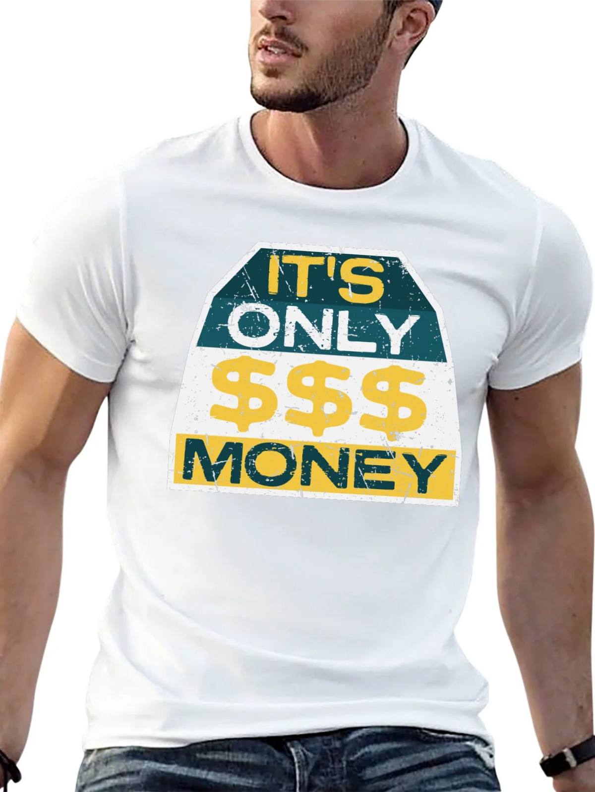 Its Only Money Graphic Tee - Black T-Shirt product image 5