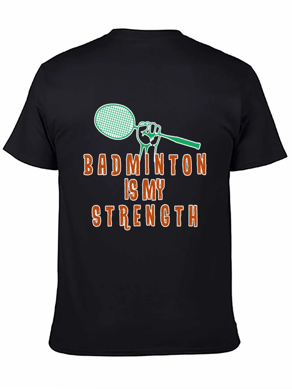 Badminton Is My Strength - Graphic T-Shirt product image 4