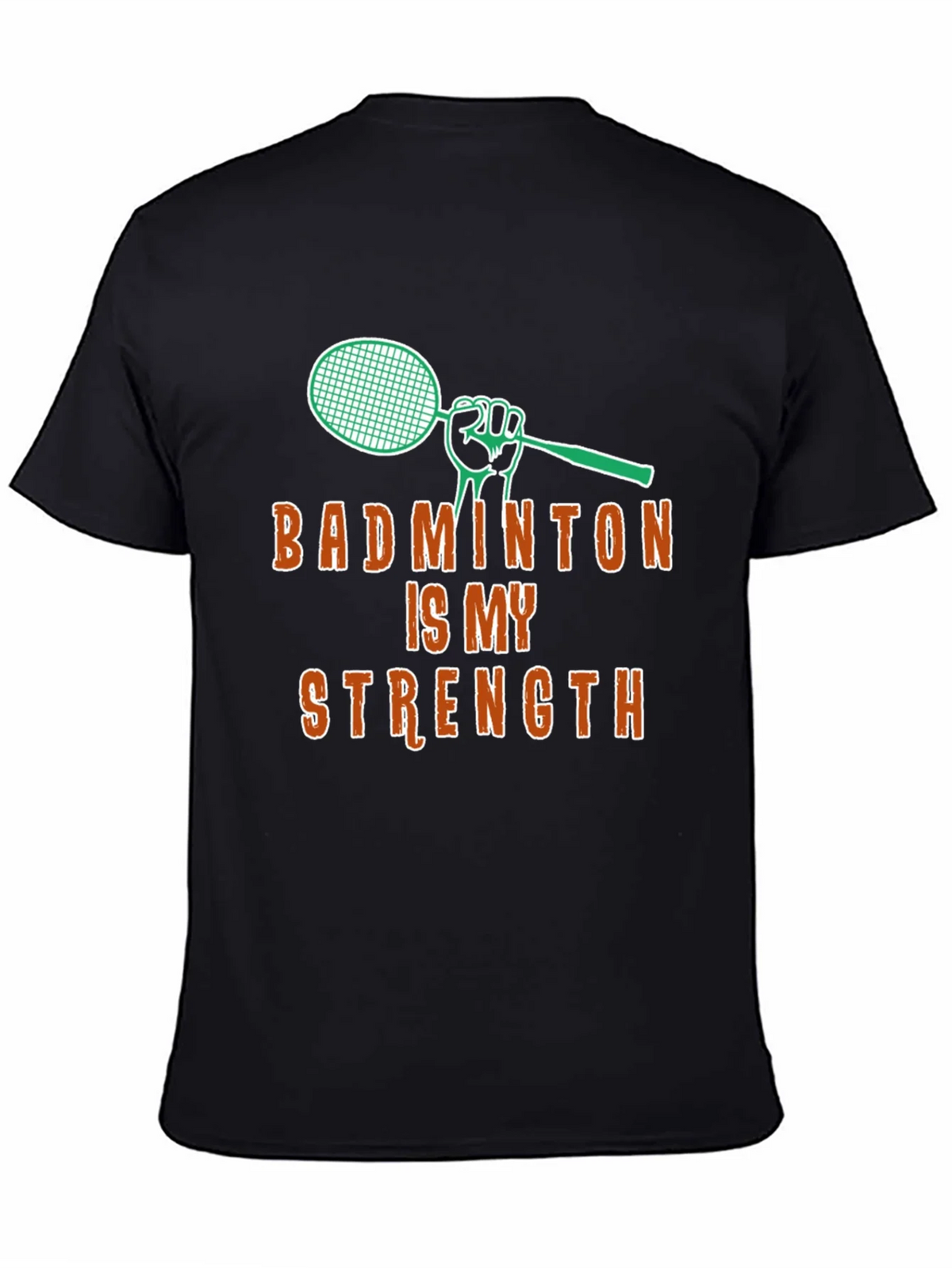 Badminton Is My Strength - Graphic T-Shirt product image 4