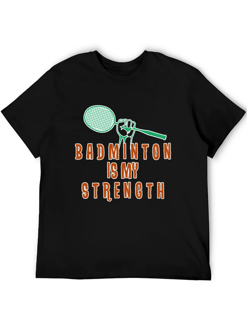 Badminton Is My Strength - Graphic T-Shirt product image 5