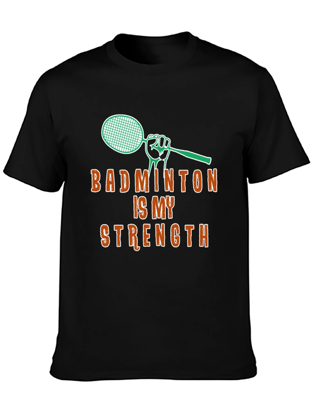 Badminton Is My Strength - Graphic T-Shirt product image 3