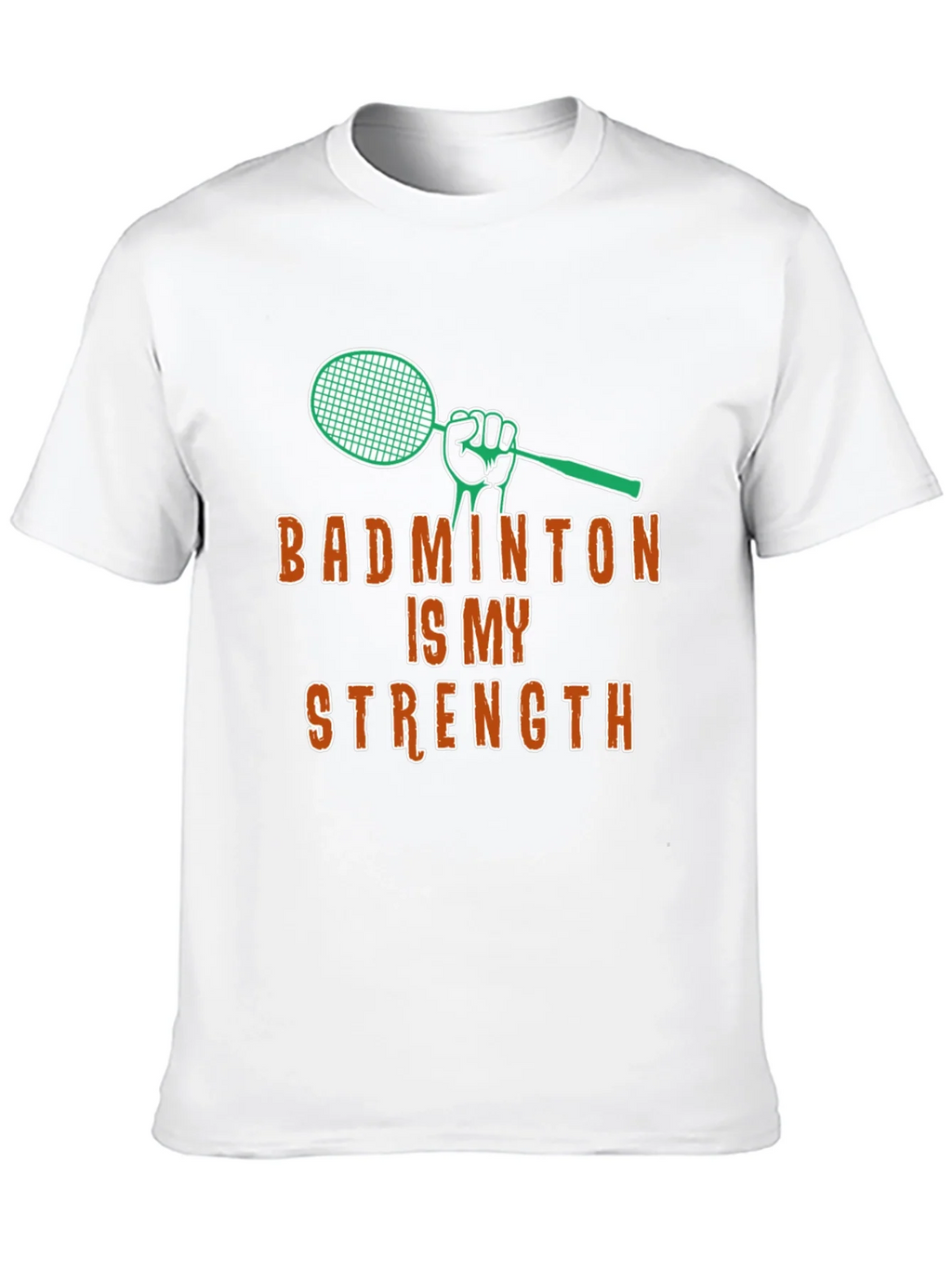 Badminton Is My Strength - Graphic T-Shirt product image 9