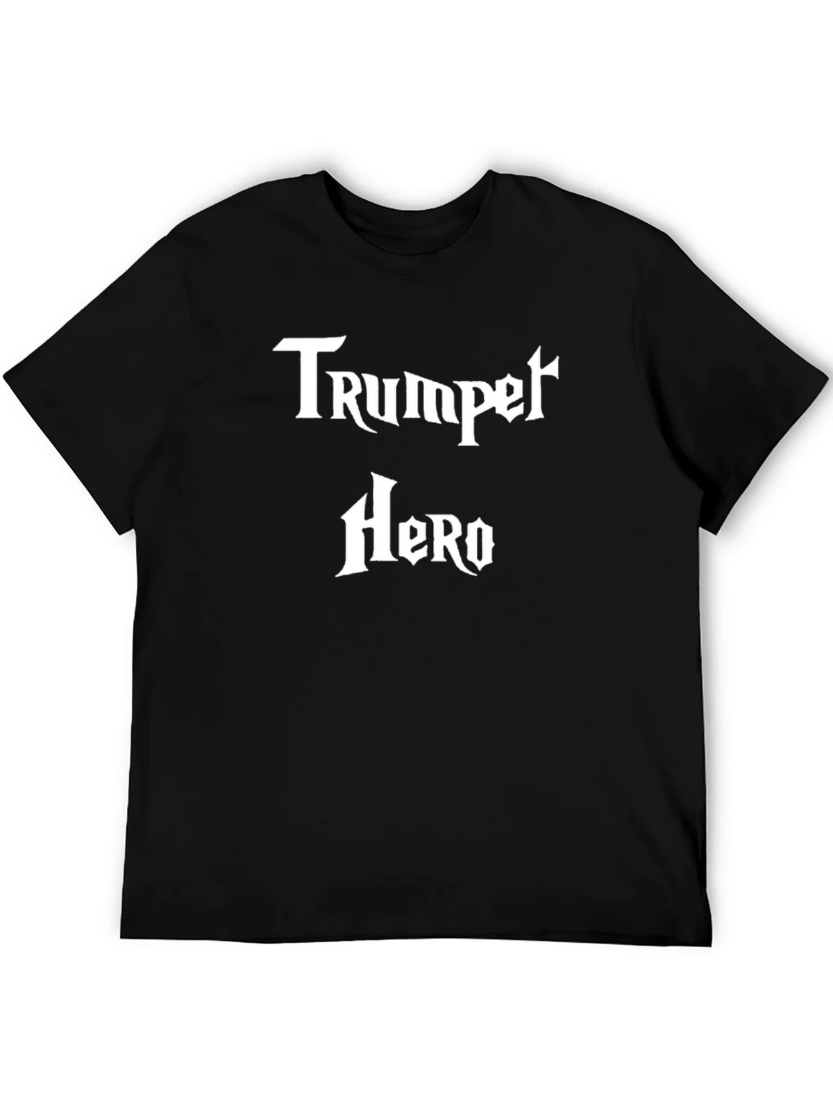 Trumpet Hero Graphic T-Shirt - Black product image 3