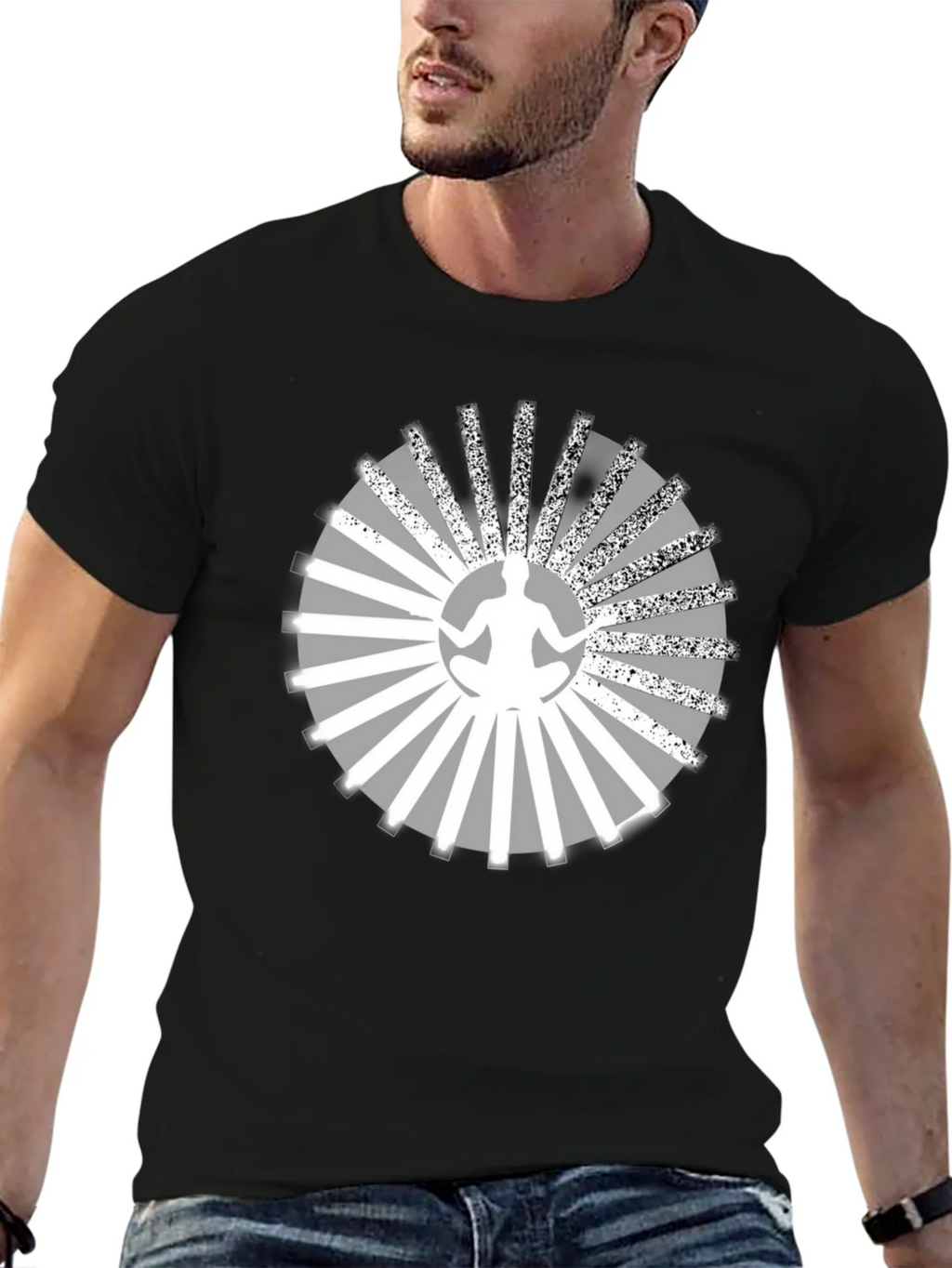Meditative Radiance T-Shirt - Zen Style product image 4