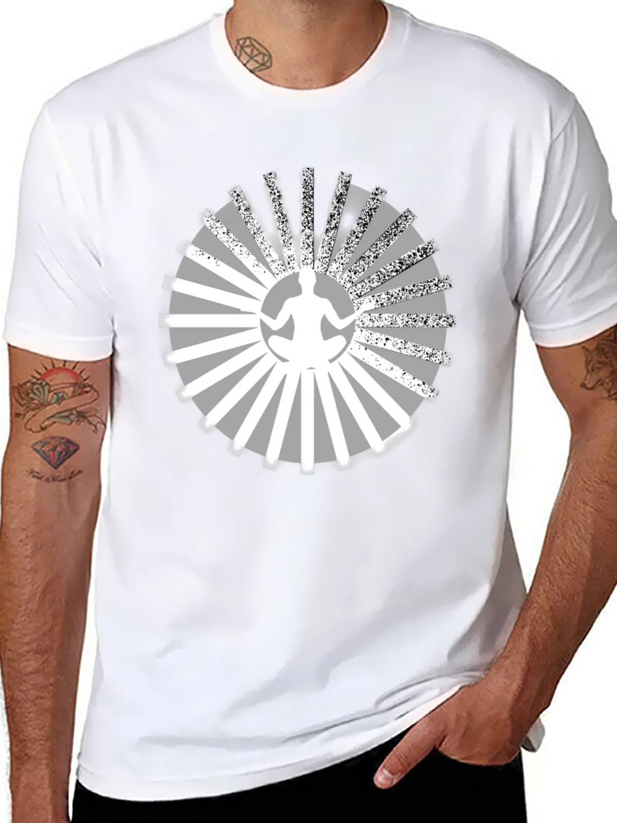 Meditative Radiance T-Shirt - Zen Style product image 5