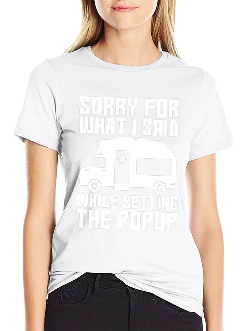 Funny Camping T-Shirt - Sorry For What I Said Popup product image 7