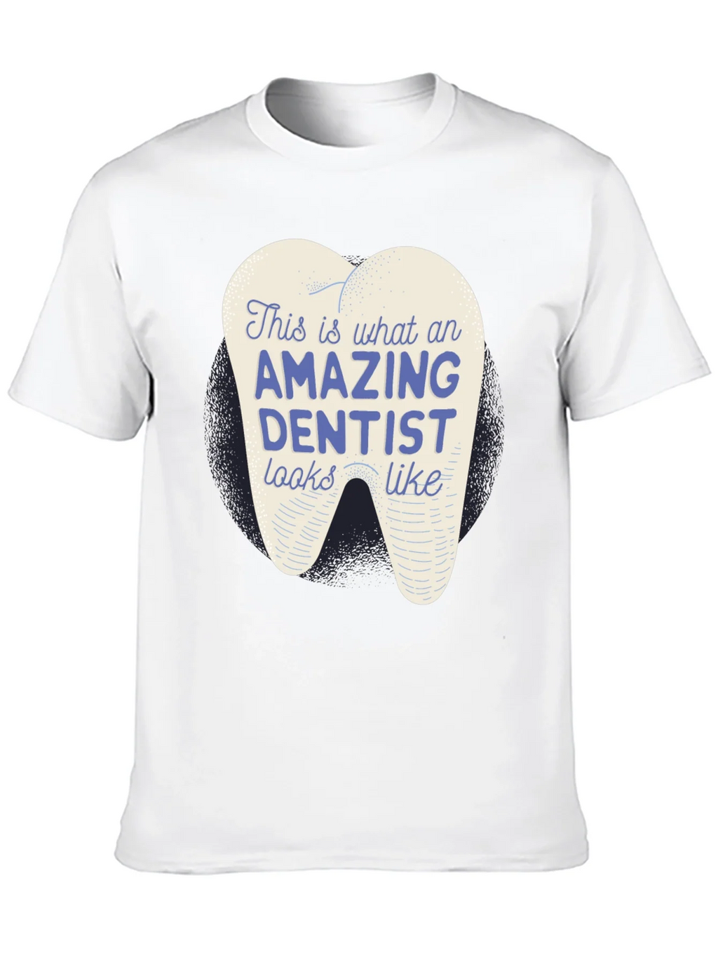 Amazing Dentist Graphic T-Shirt - Black Cotton Tee product image 9