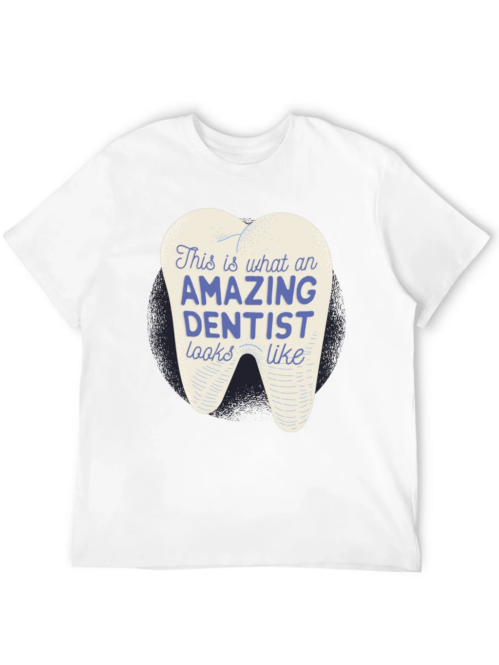 Amazing Dentist Graphic T-Shirt - Black Cotton Tee product image 11