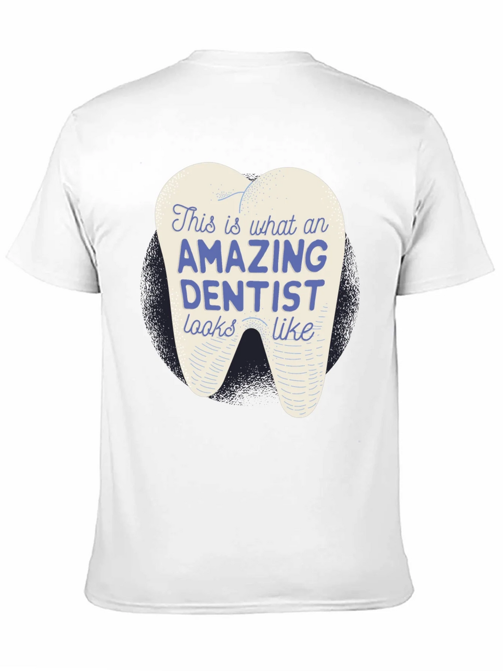 Amazing Dentist Graphic T-Shirt - Black Cotton Tee product image 10