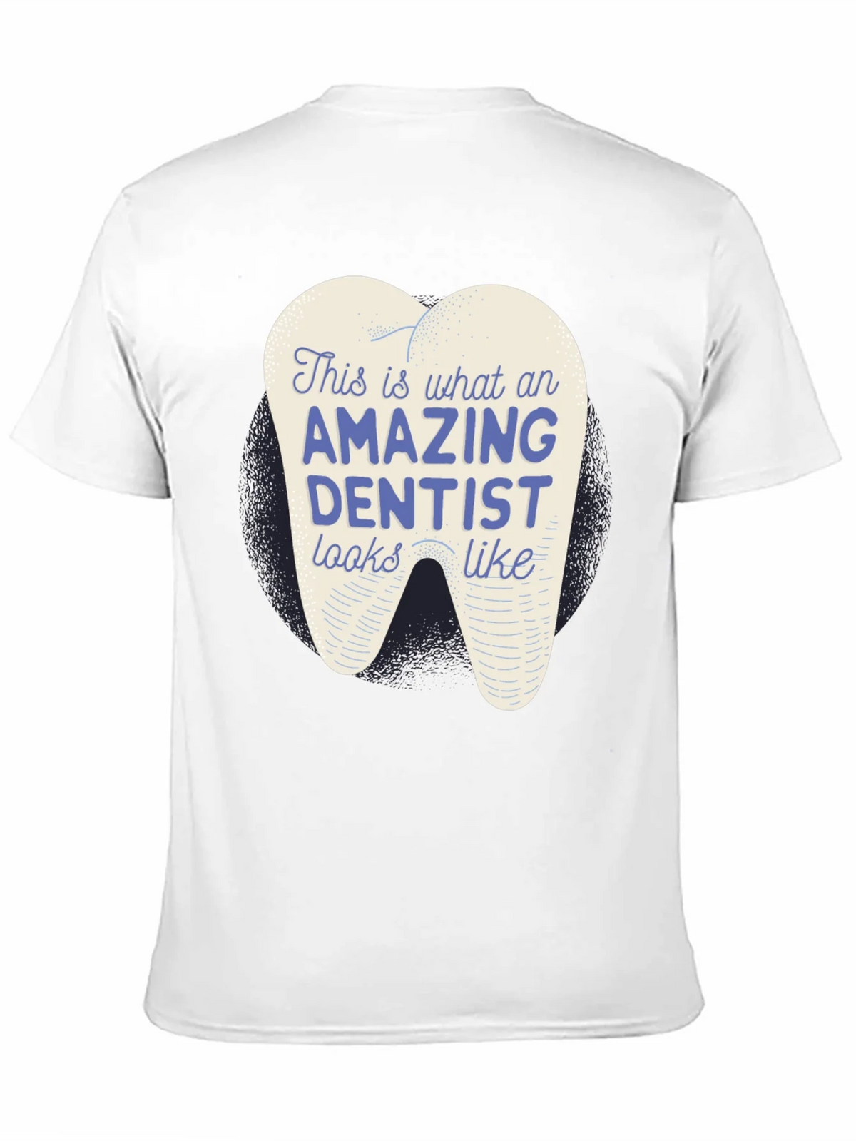 Amazing Dentist Graphic T-Shirt - Black Cotton Tee product image 10