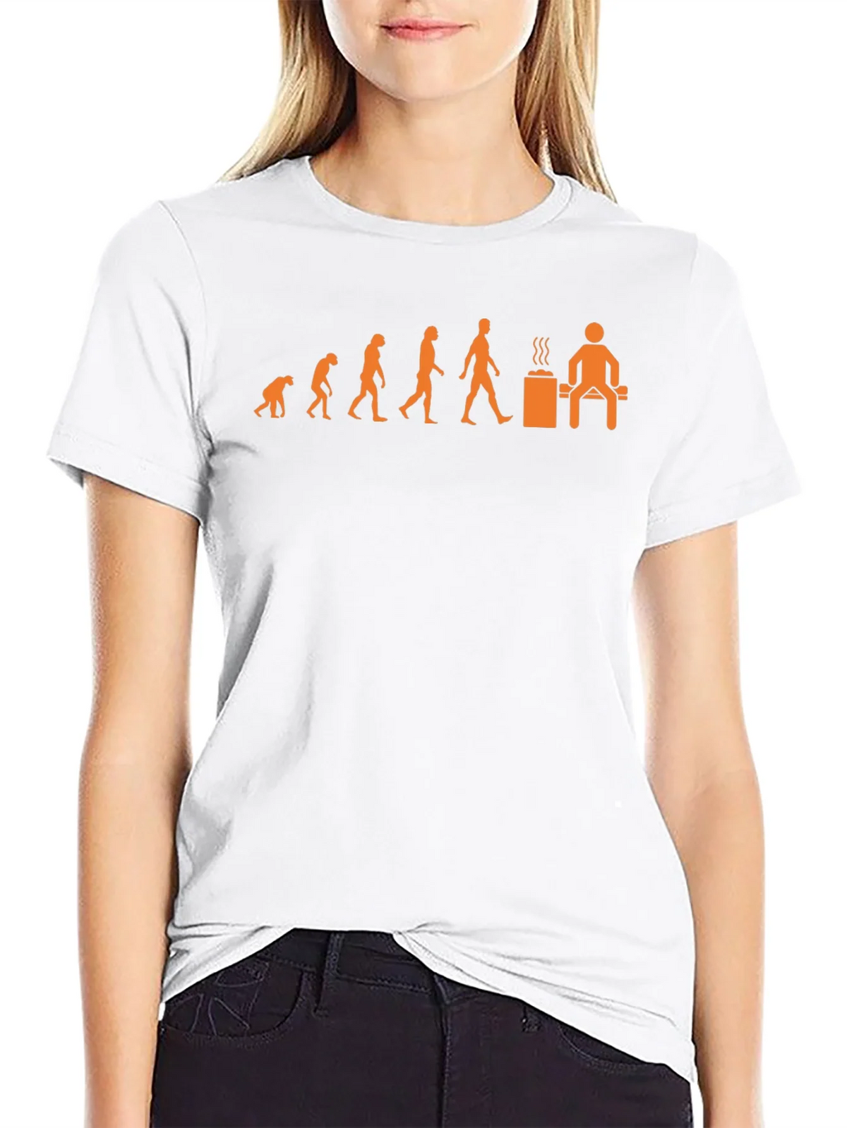 Evolution Sauna Funny T-Shirt product image 8