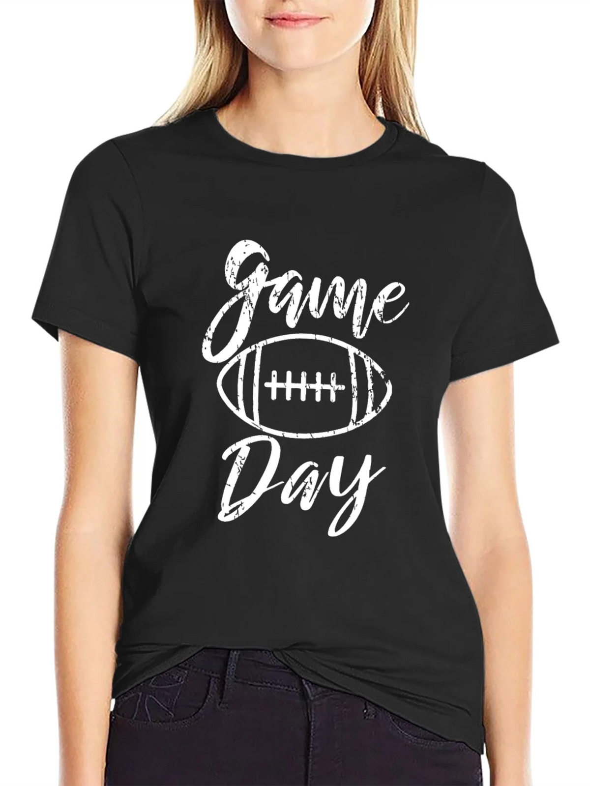 Game Day Football Graphic Tee - Black product image 2