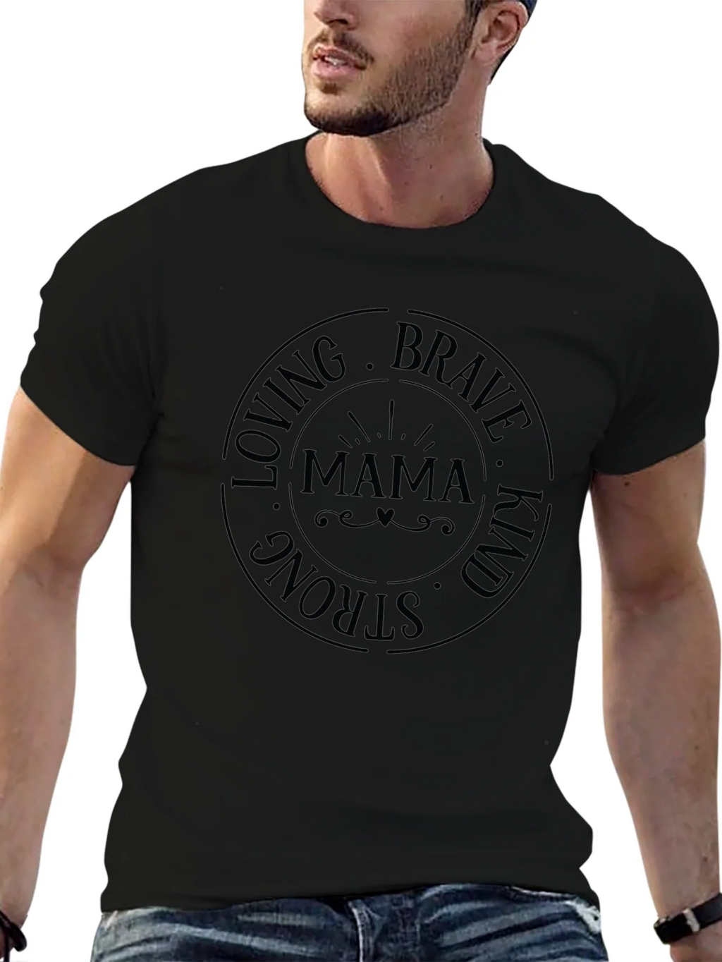 Mama Loving Brave Strong Kind T-Shirt product image 6