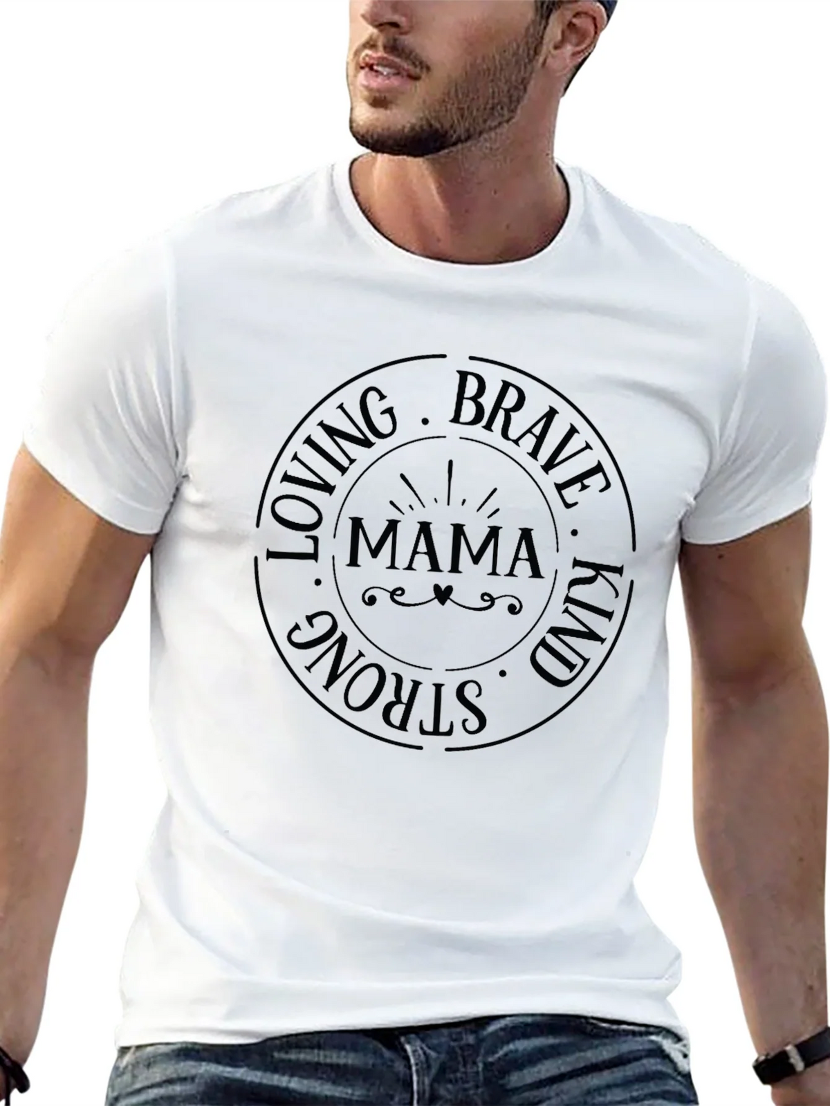 Mama Loving Brave Strong Kind T-Shirt product image 12