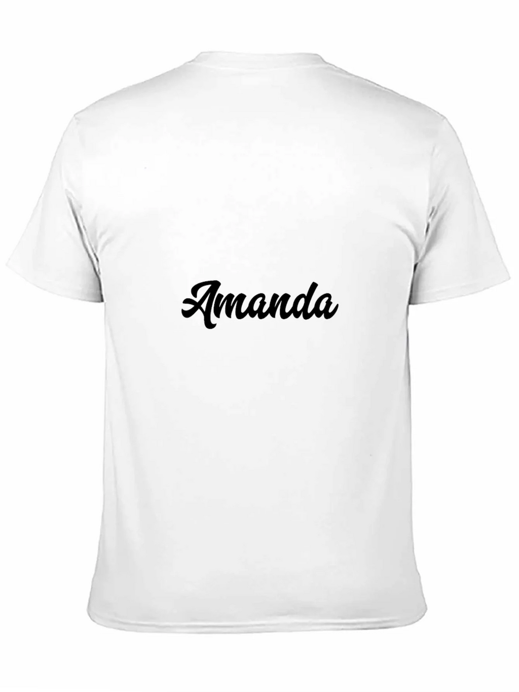 Amanda Custom Name T-Shirt - Stylish Black Tee product image 10