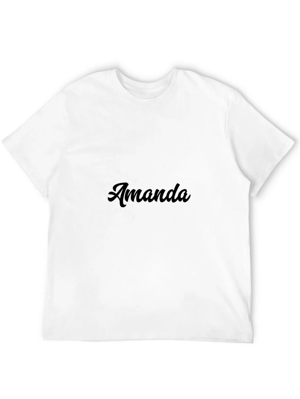 Amanda Custom Name T-Shirt - Stylish Black Tee product image 11