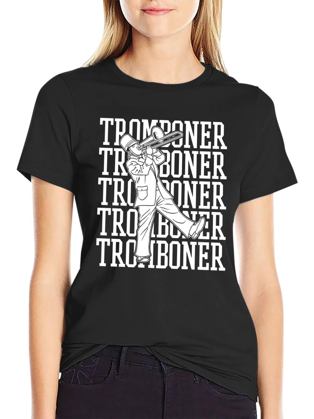 Tromboner T-Shirt Band Humor Tee product image 2