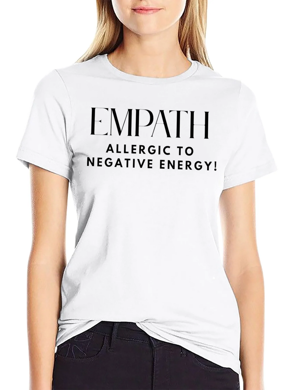 Empath Allergic to Negative Energy Black T-Shirt product image 8