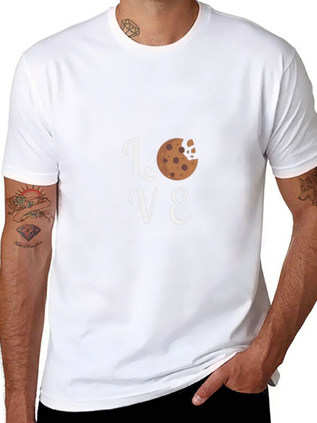 Love Cookies Graphic T-Shirt - Black product image 7