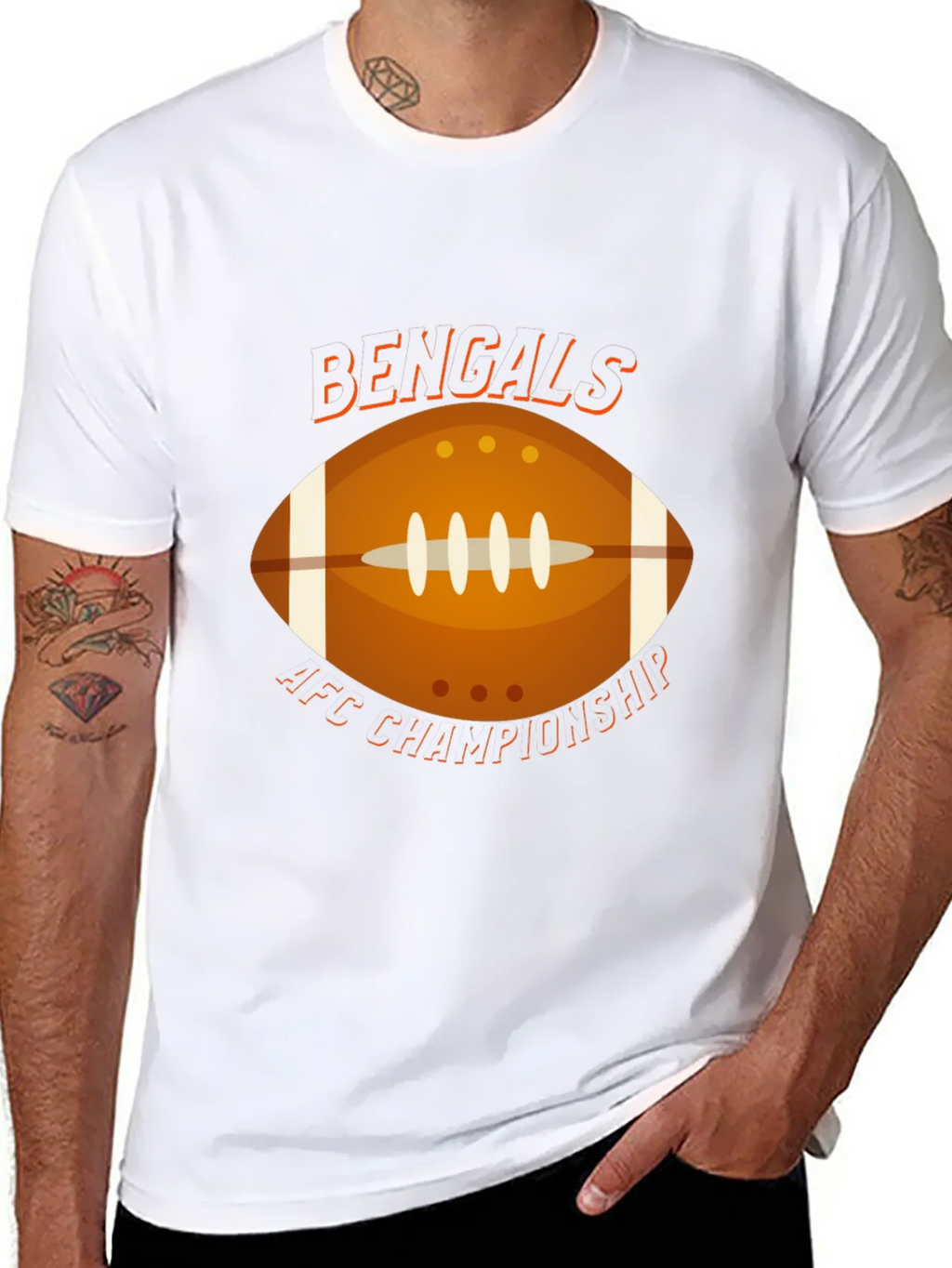 Bengals AFC Championship Football T-Shirt product image 7