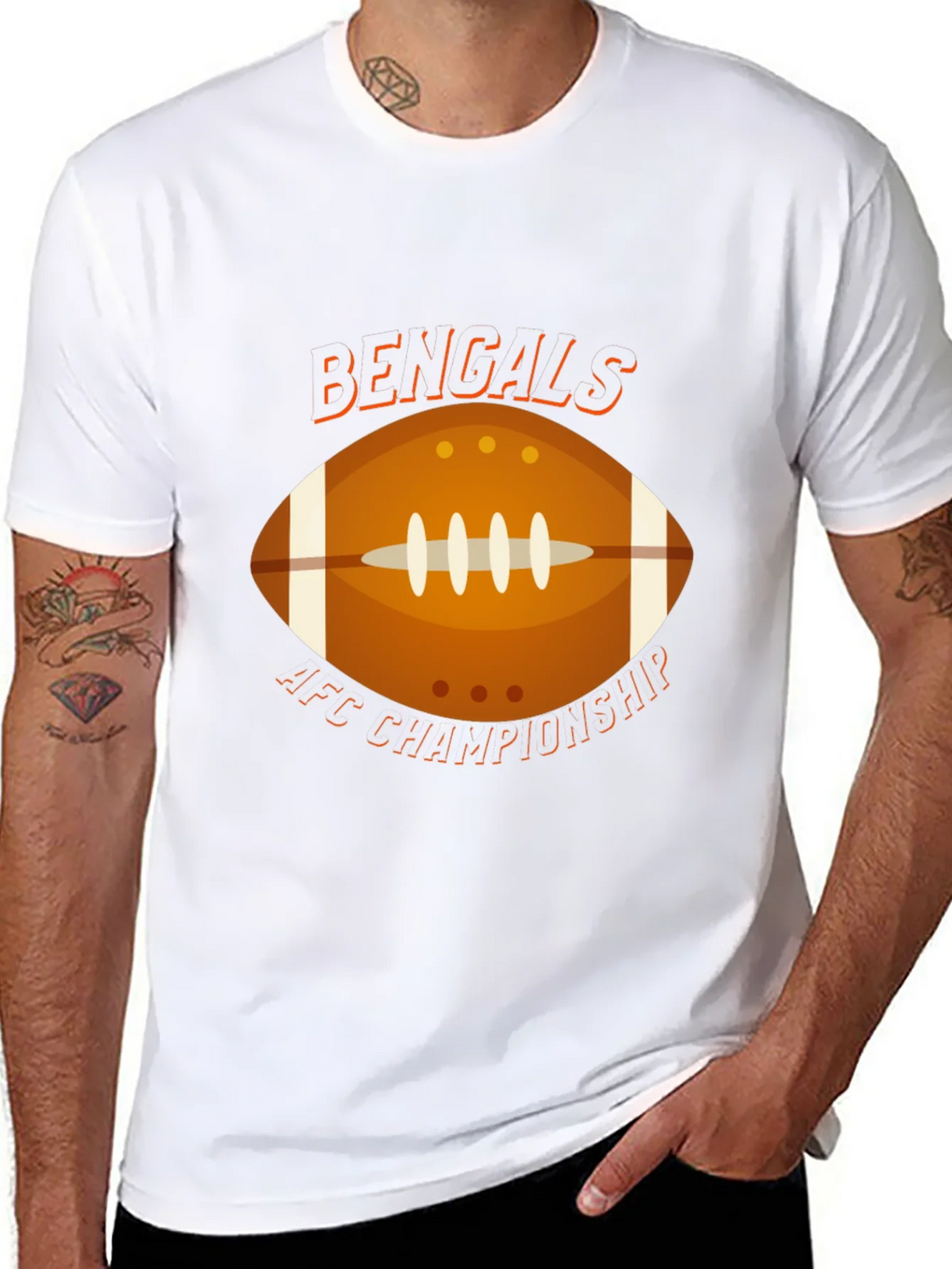 Bengals AFC Championship Football T-Shirt product image 7