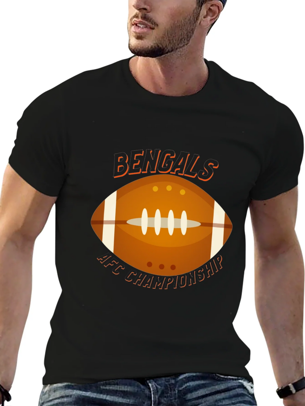 Bengals AFC Championship Football T-Shirt product image 6