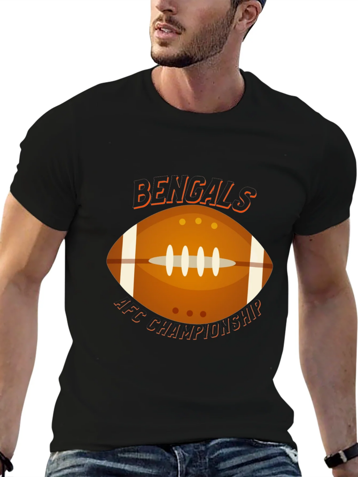 Bengals AFC Championship Football T-Shirt product image 6