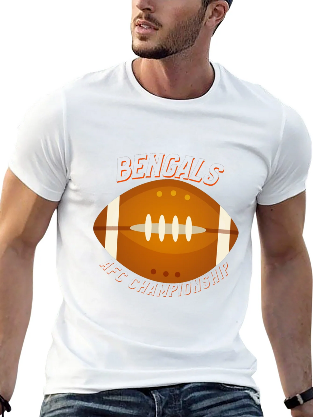 Bengals AFC Championship Football T-Shirt product image 12