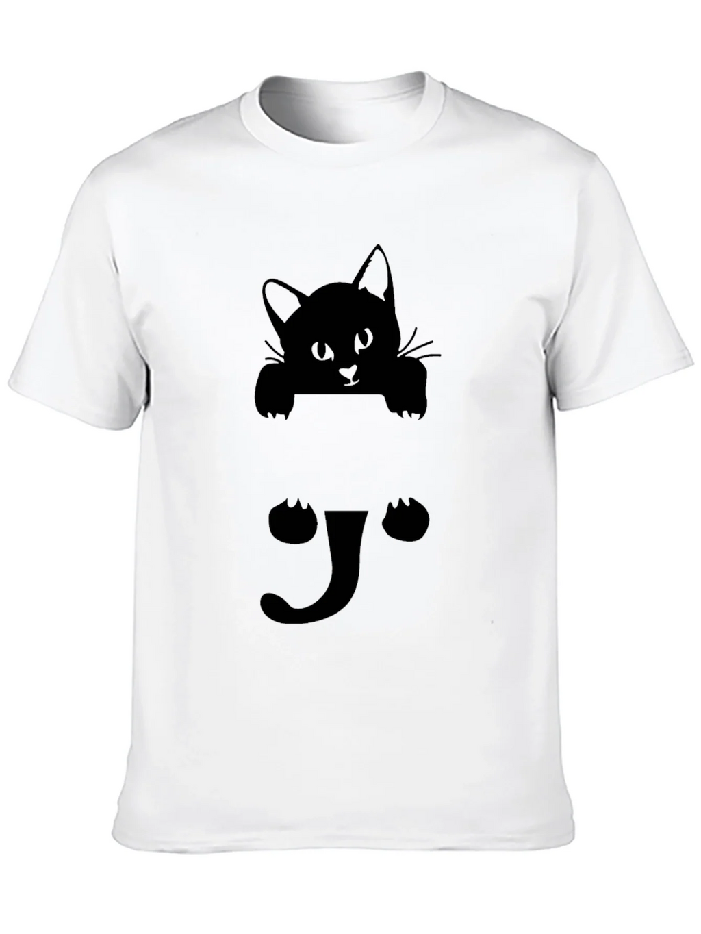 Black Cat Peek-a-Boo Graphic Tee product image 8