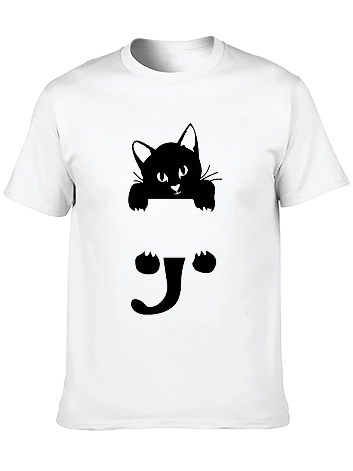 Black Cat Peek-a-Boo Graphic Tee product image 8
