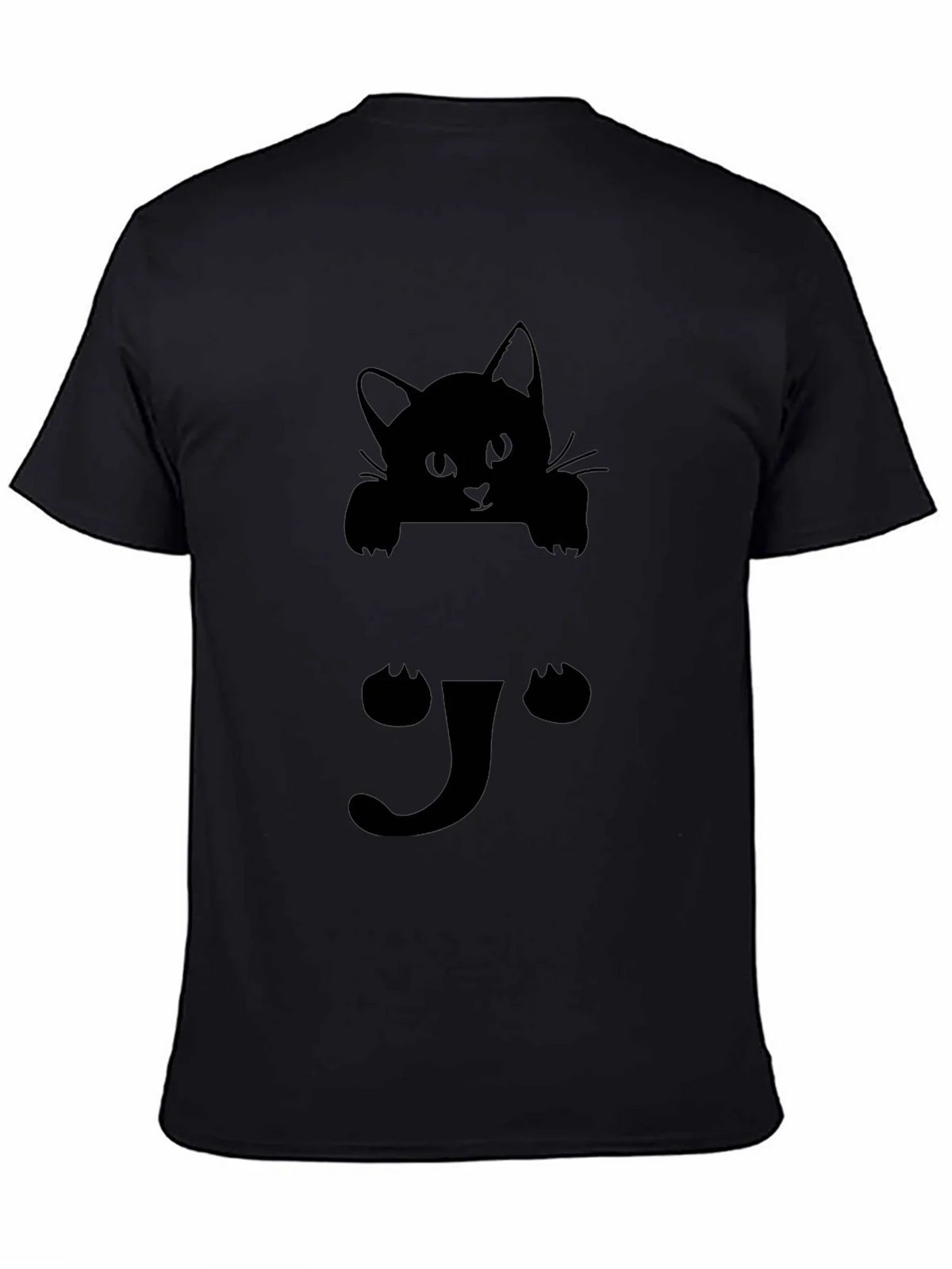 Black Cat Peek-a-Boo Graphic Tee product image 4