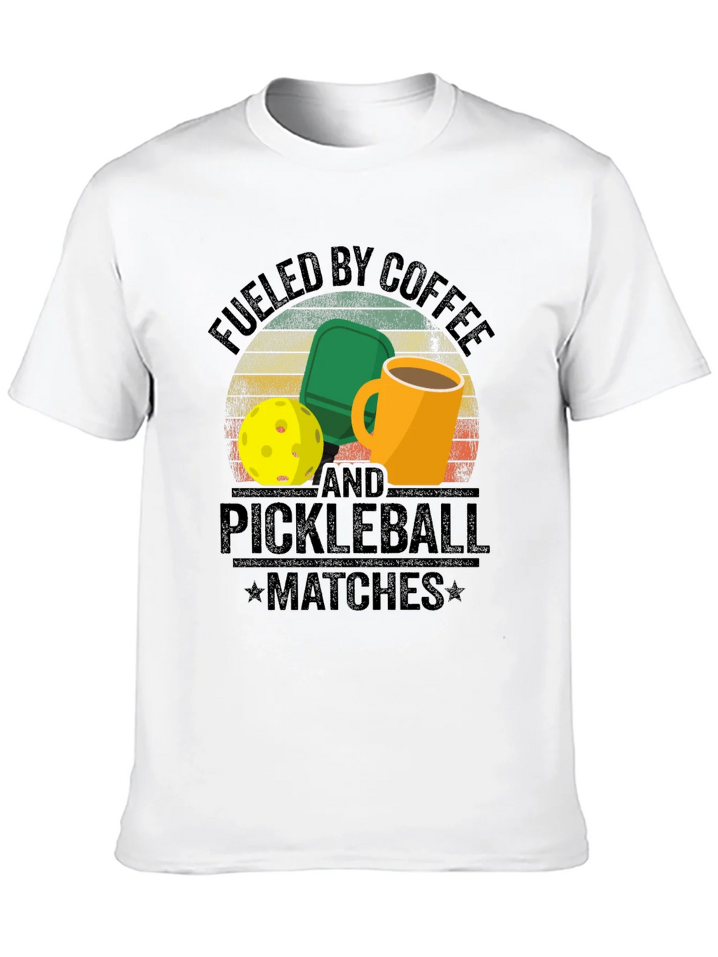 Fueled by Coffee and Pickleball T-Shirt product image 9