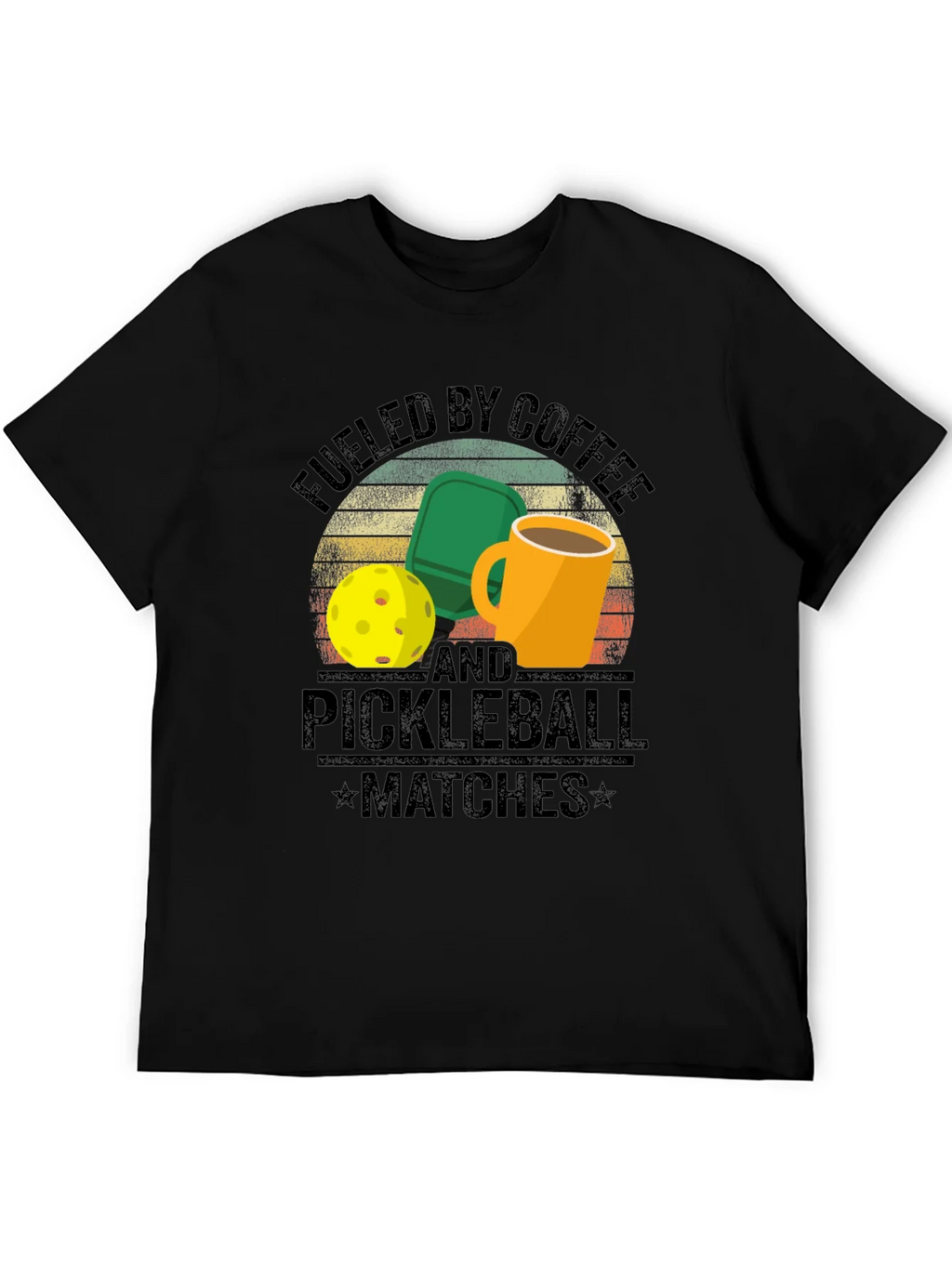 Fueled by Coffee and Pickleball T-Shirt product image 5