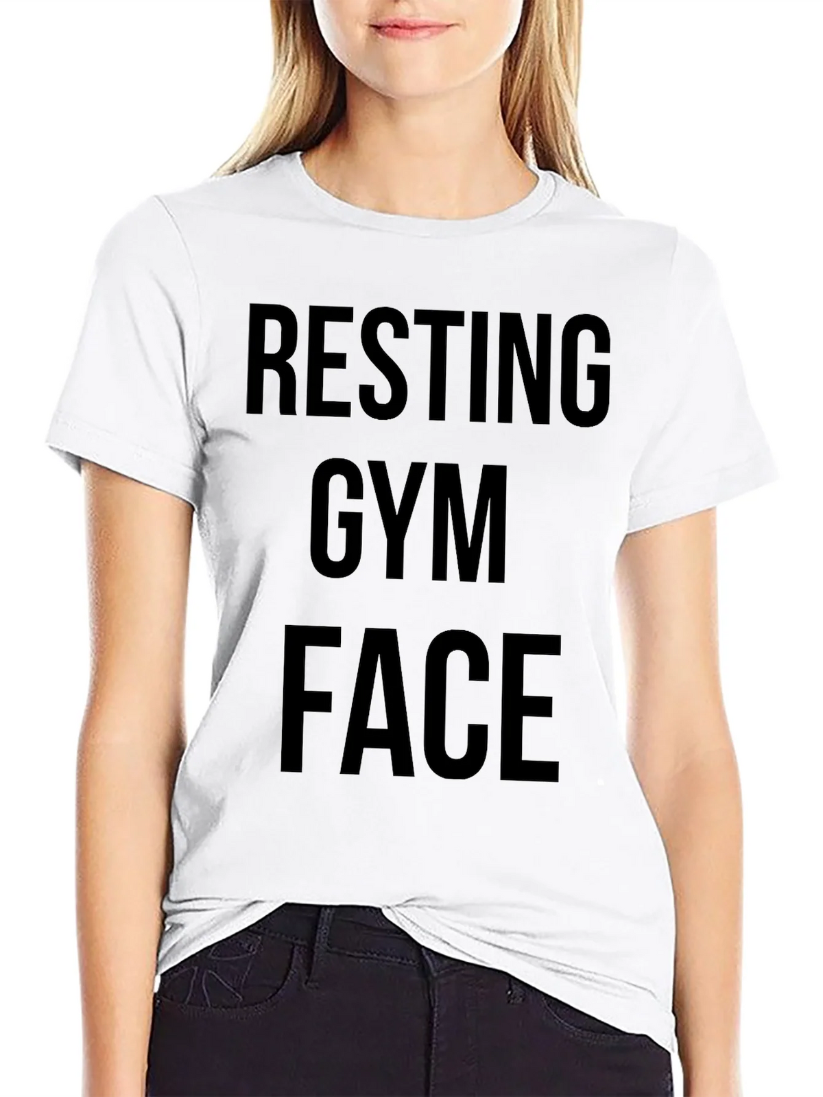 Resting Gym Face Graphic T-Shirt product image 6