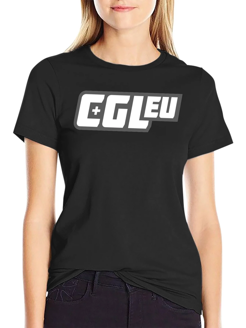 CGLEU Graphic Print Black T-Shirt product image 2