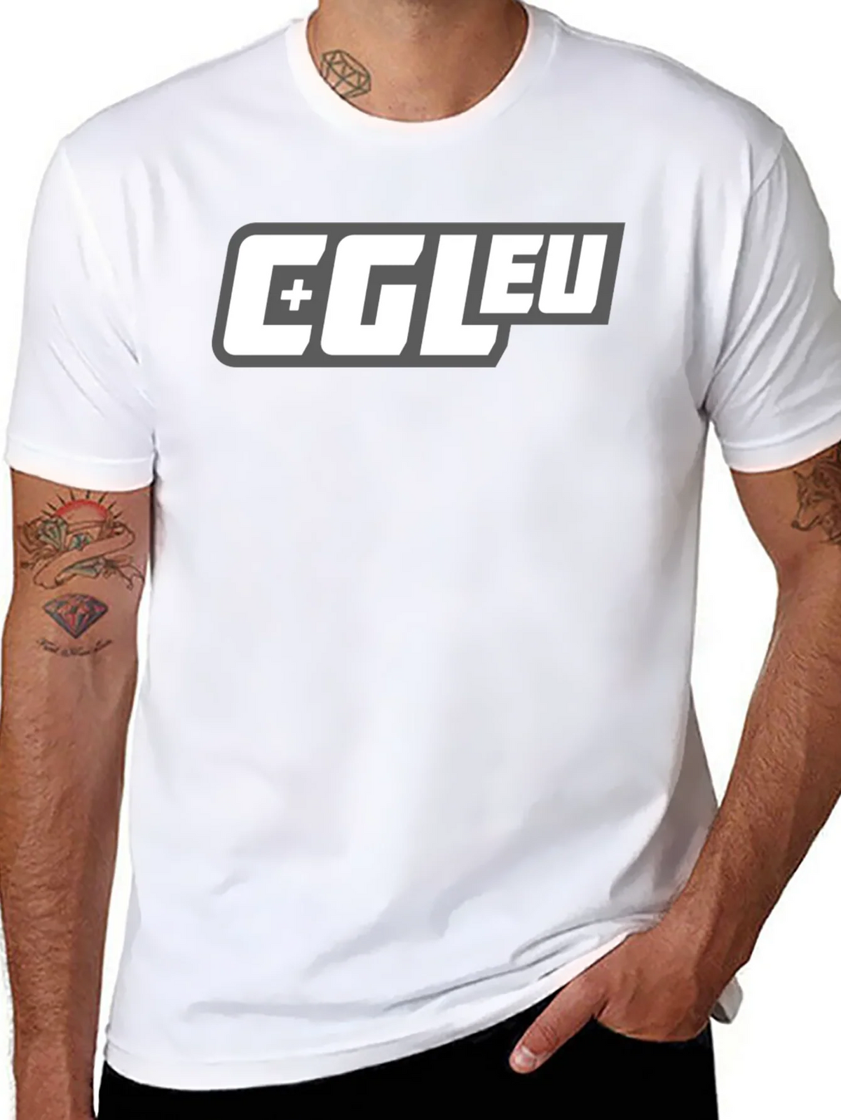 CGLEU Graphic Print Black T-Shirt product image 7