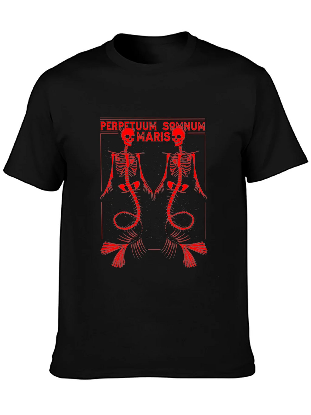Perpetuum Somnum Maris Skeleton Graphic Tee product image 3