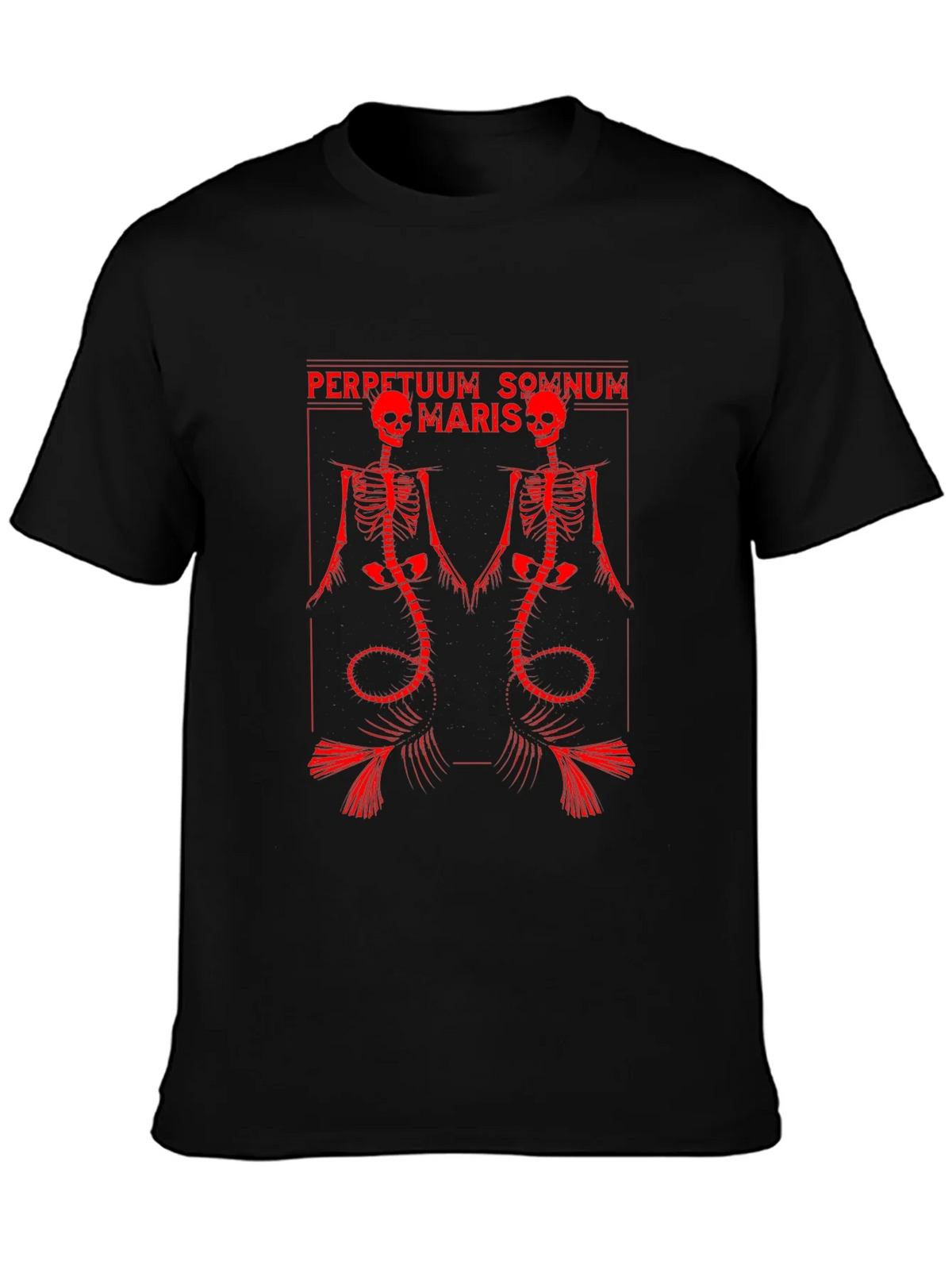 Perpetuum Somnum Maris Skeleton Graphic Tee product image 3