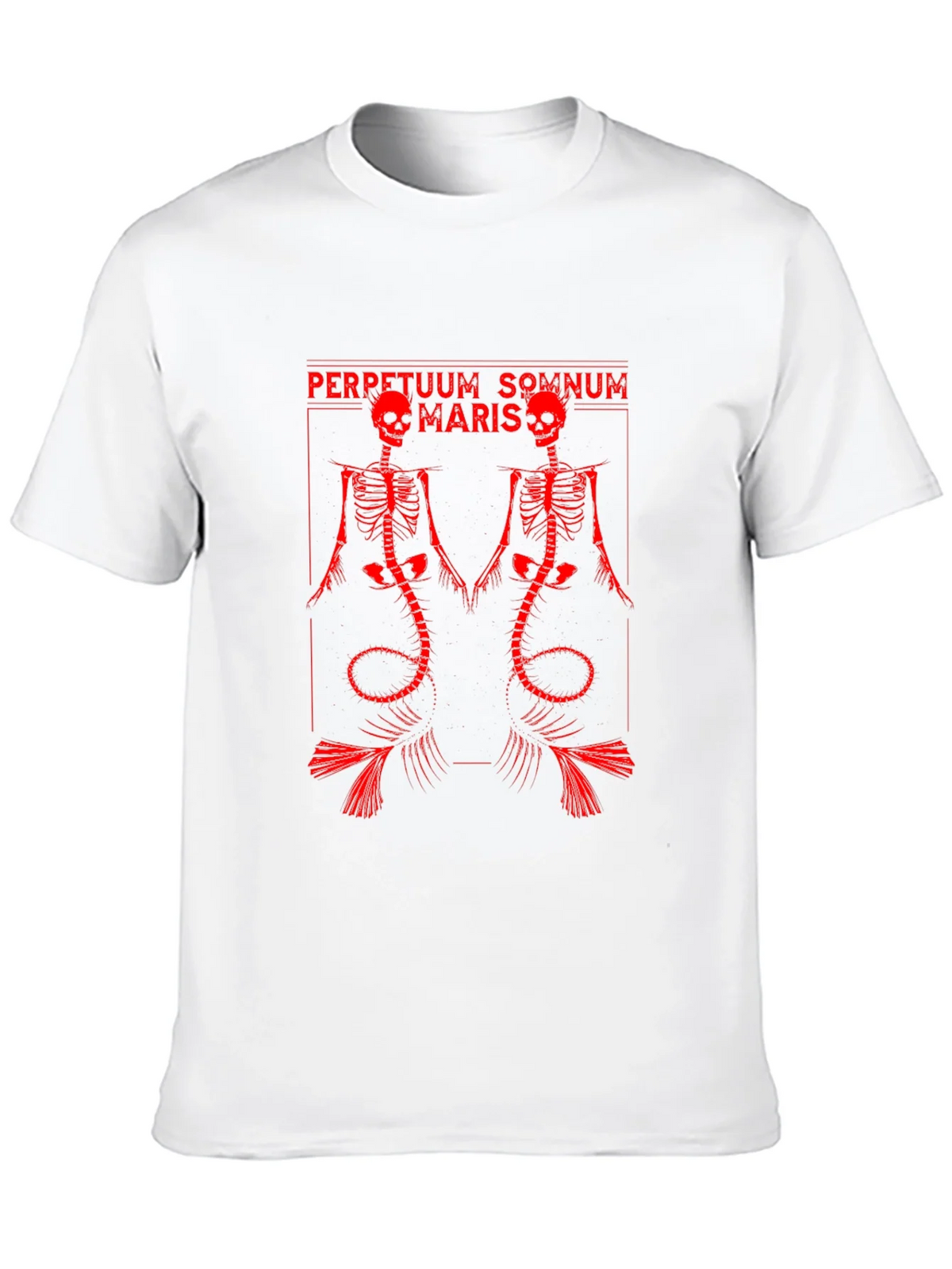 Perpetuum Somnum Maris Skeleton Graphic Tee product image 5