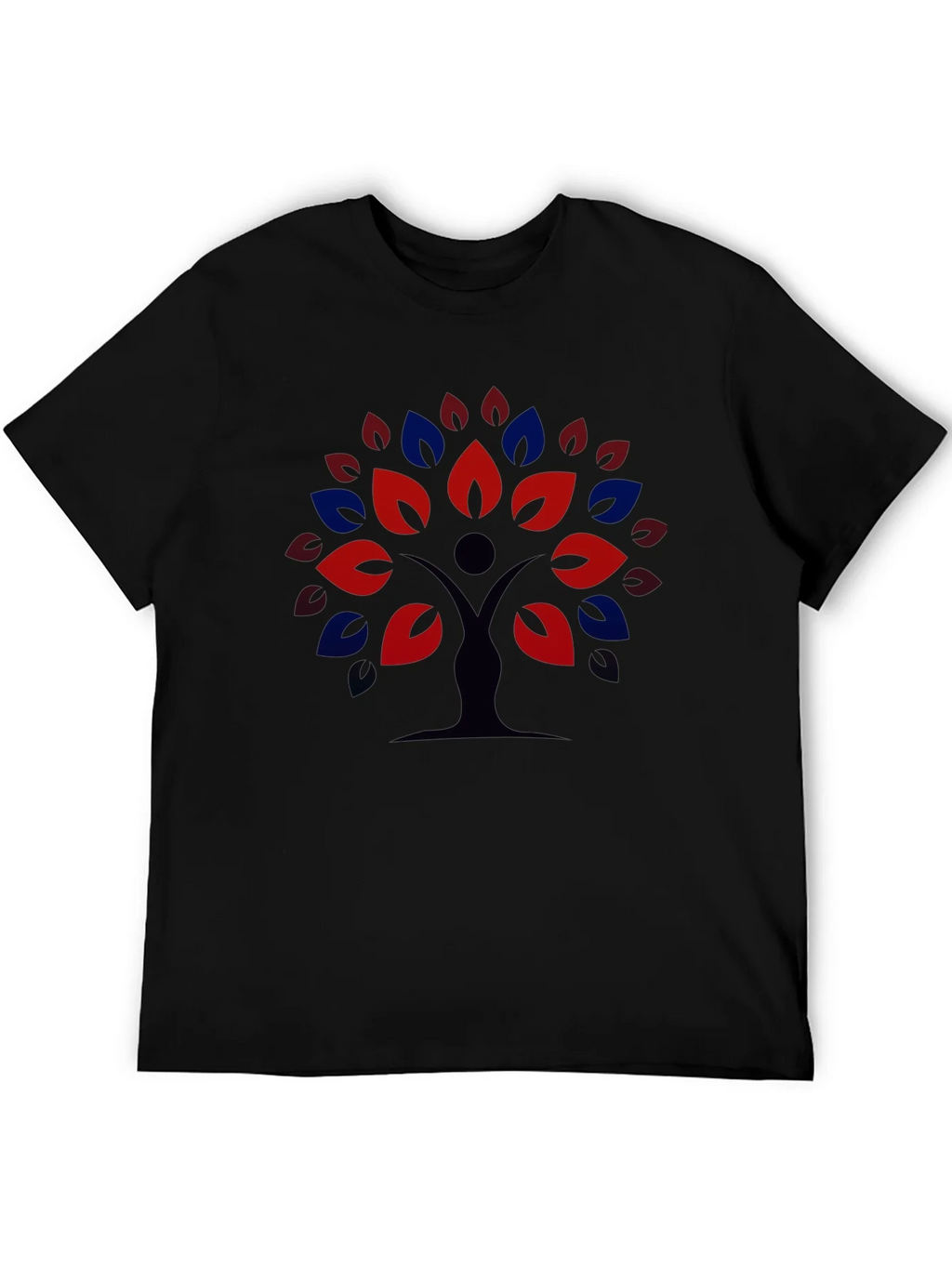 Nature Tree Graphic Tee - Black Unisex T-Shirt product image 4