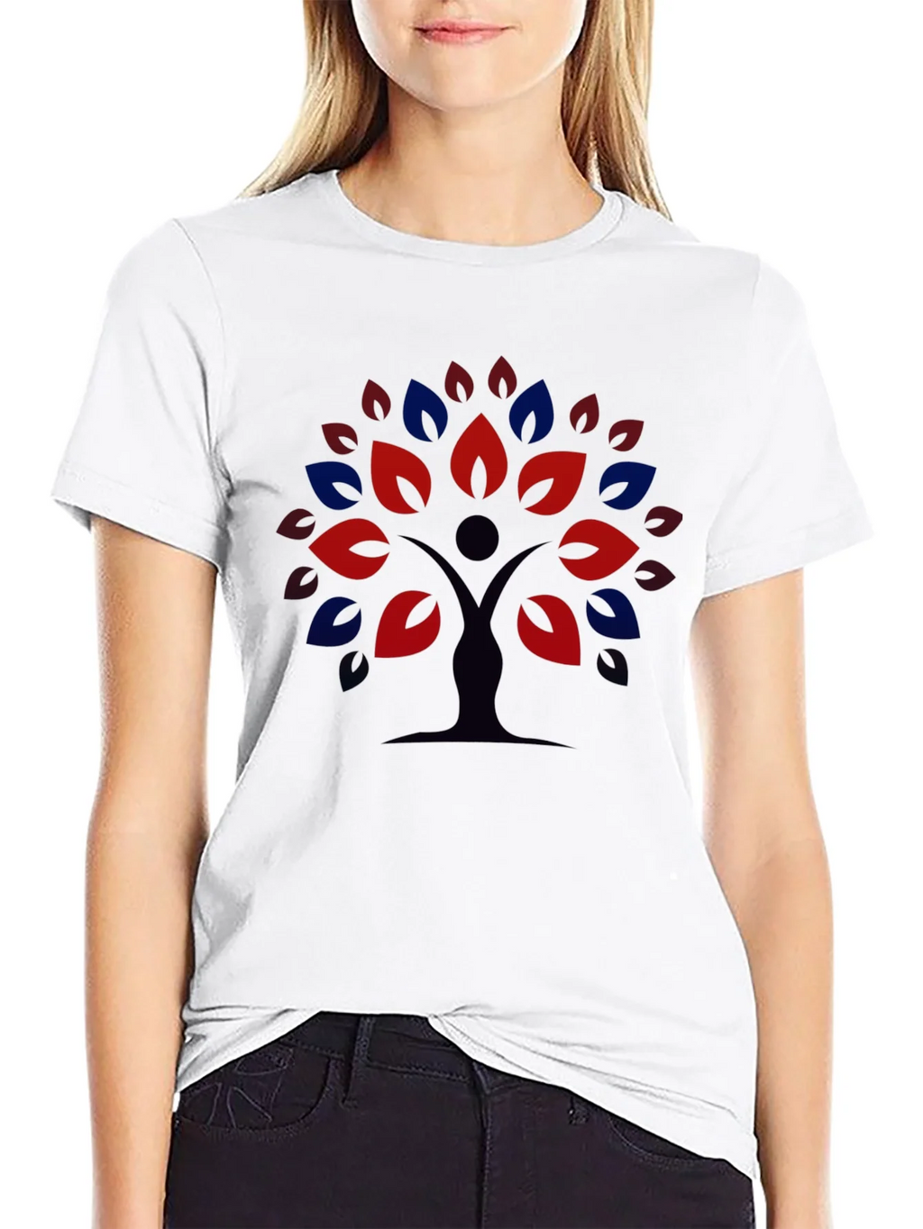 Nature Tree Graphic Tee - Black Unisex T-Shirt product image 7