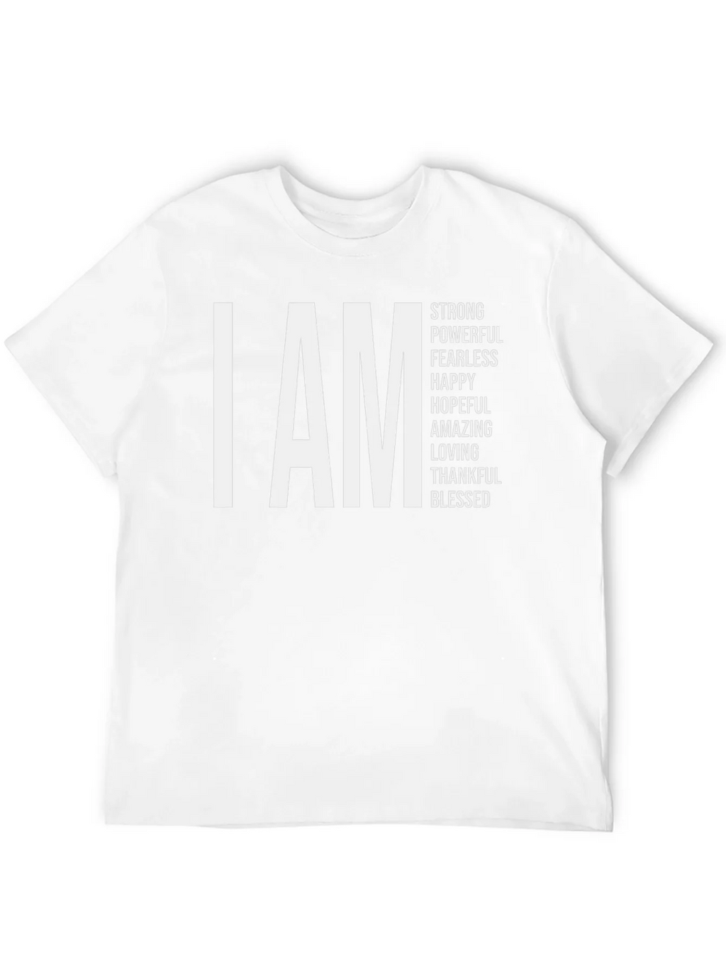 I AM Strong Black Graphic Tee product image 11